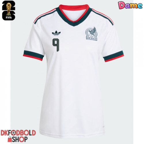 Mexico Raul Jimenez #9 Udebanetrøje Dame VM 2026 Kort ærmer